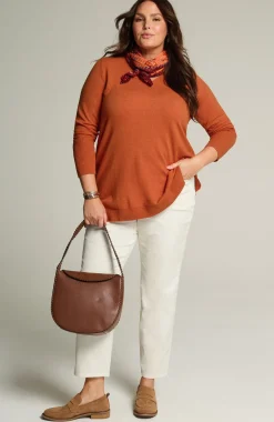 V-Neck Sweater Tunic