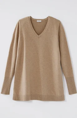 V-Neck Sweater Tunic
