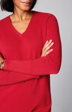 V-Neck Sweater Tunic