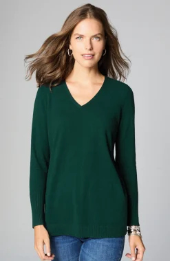 V-Neck Sweater Tunic