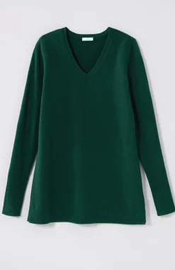 V-Neck Sweater Tunic