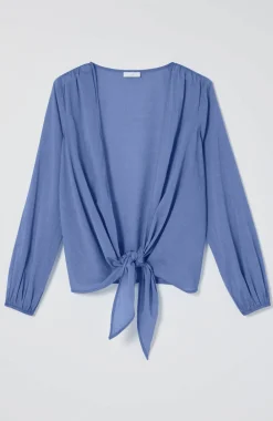 Voile Tie-Front Topper