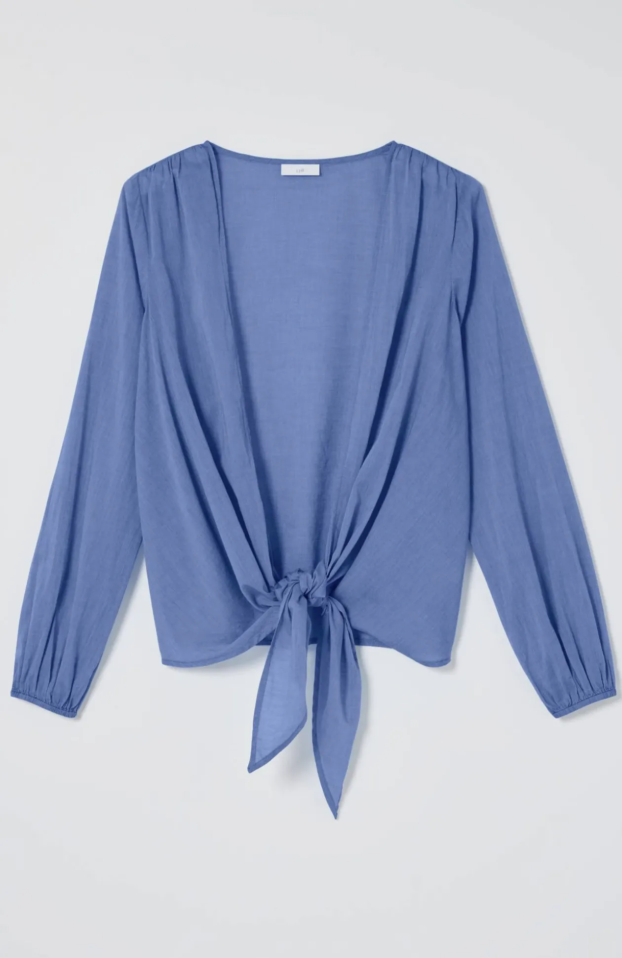 Voile Tie-Front Topper