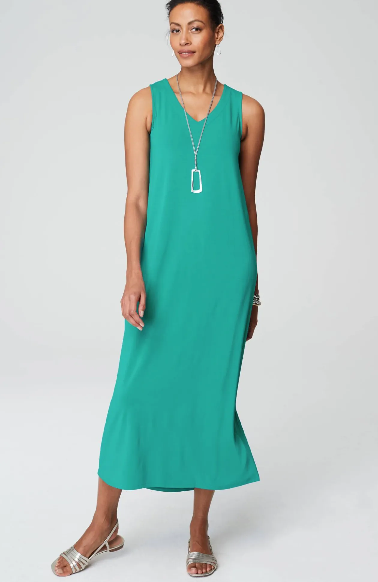 Wearever A-line Elliptical-Hem Dress