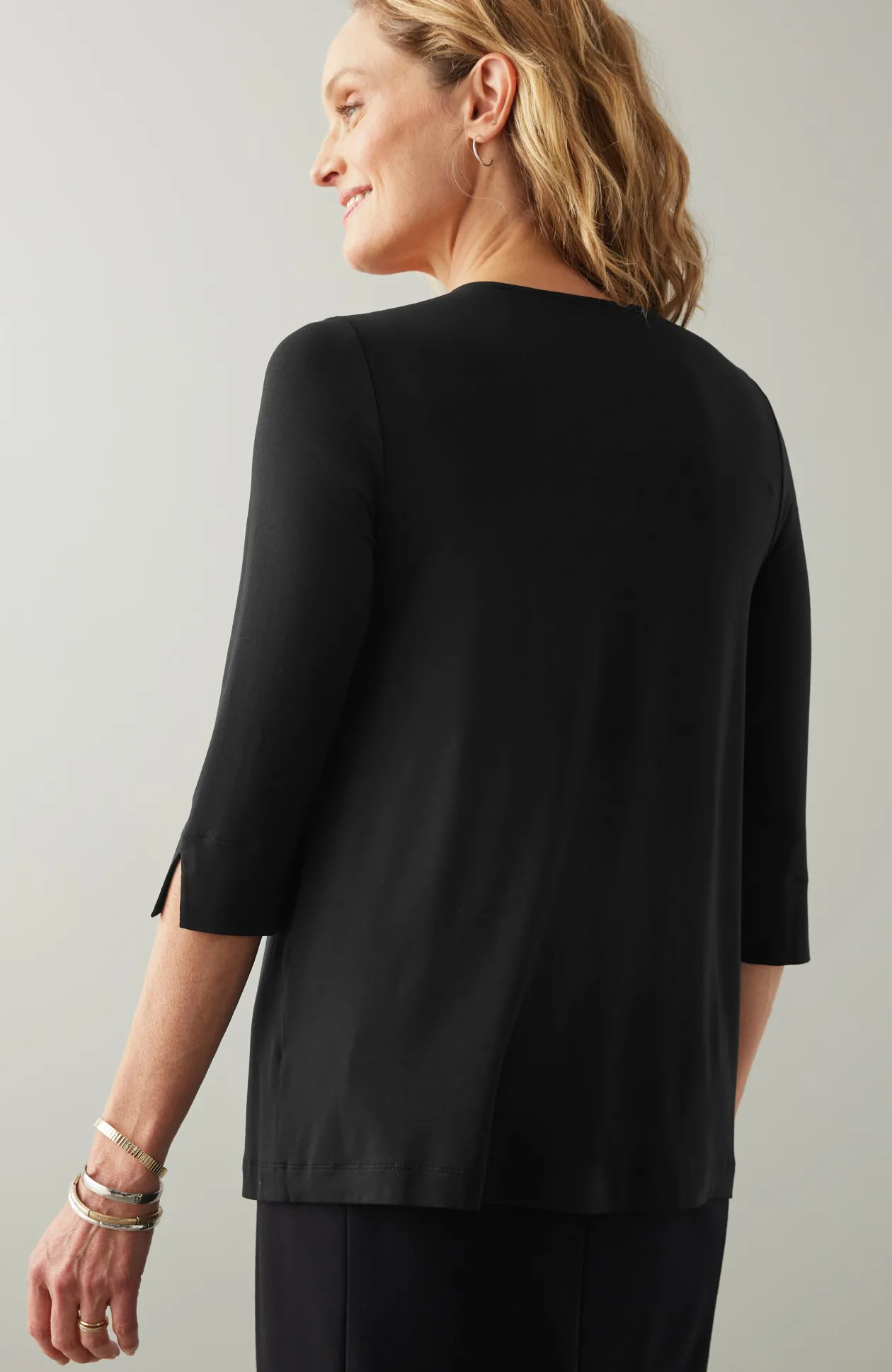 Wearever Ballet-Sleeve Crew-Neck Top