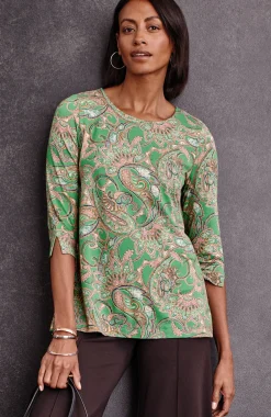 Wearever Ballet-Sleeve Crew-Neck Top