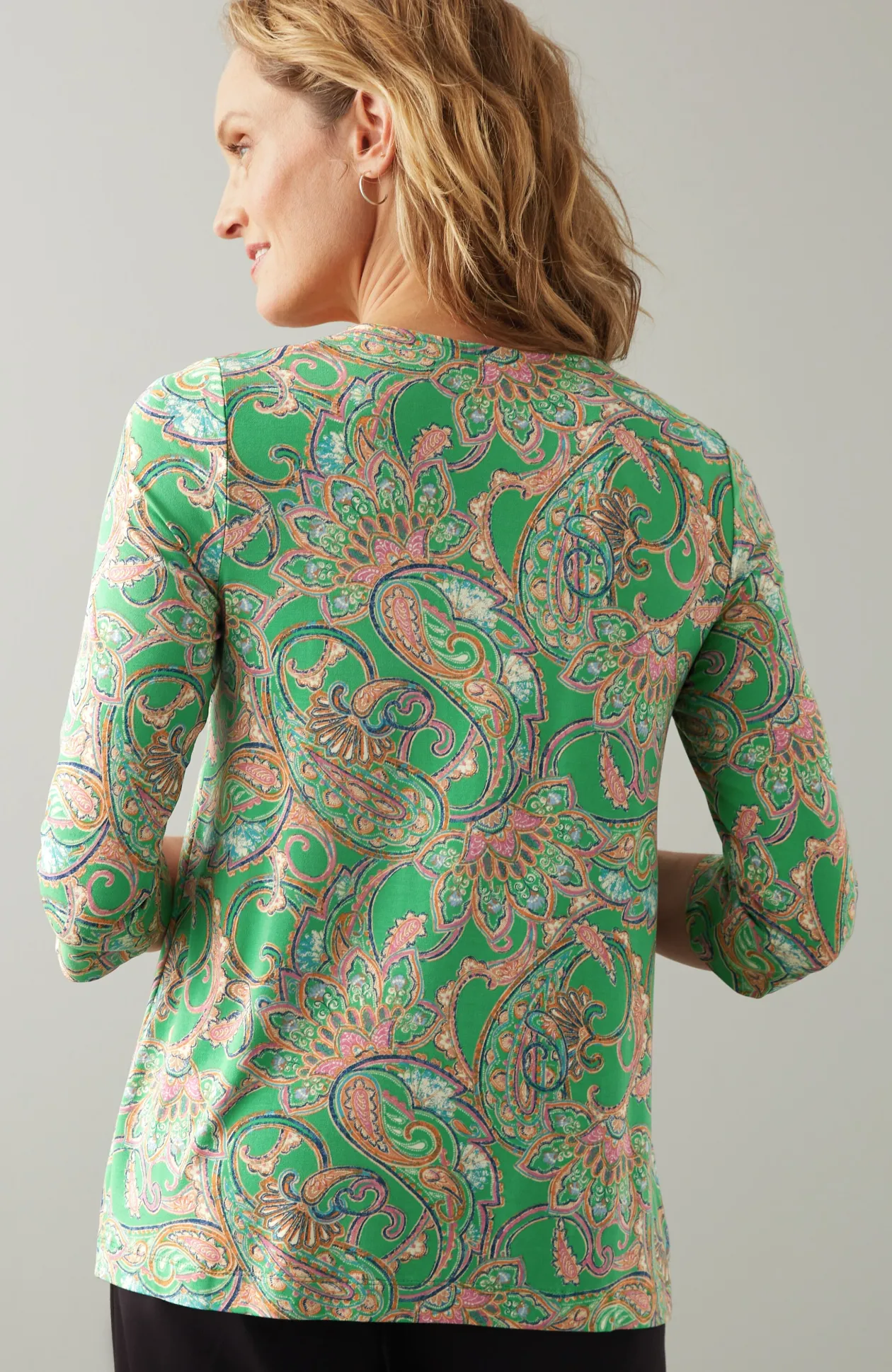Wearever Ballet-Sleeve Crew-Neck Top
