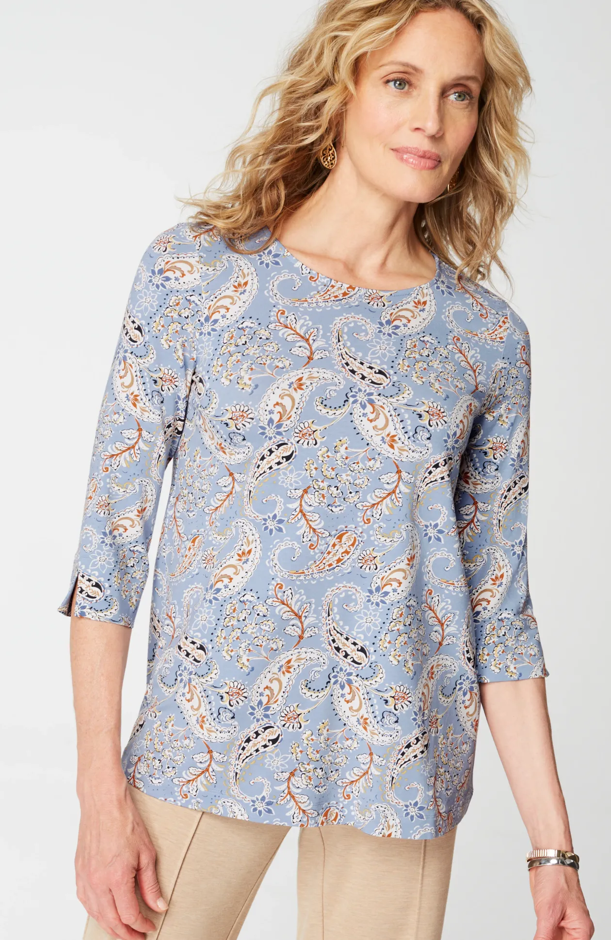 Wearever Ballet-Sleeve Crew-Neck Top