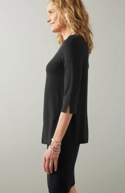 Wearever Ballet-Sleeve Crew-Neck Top