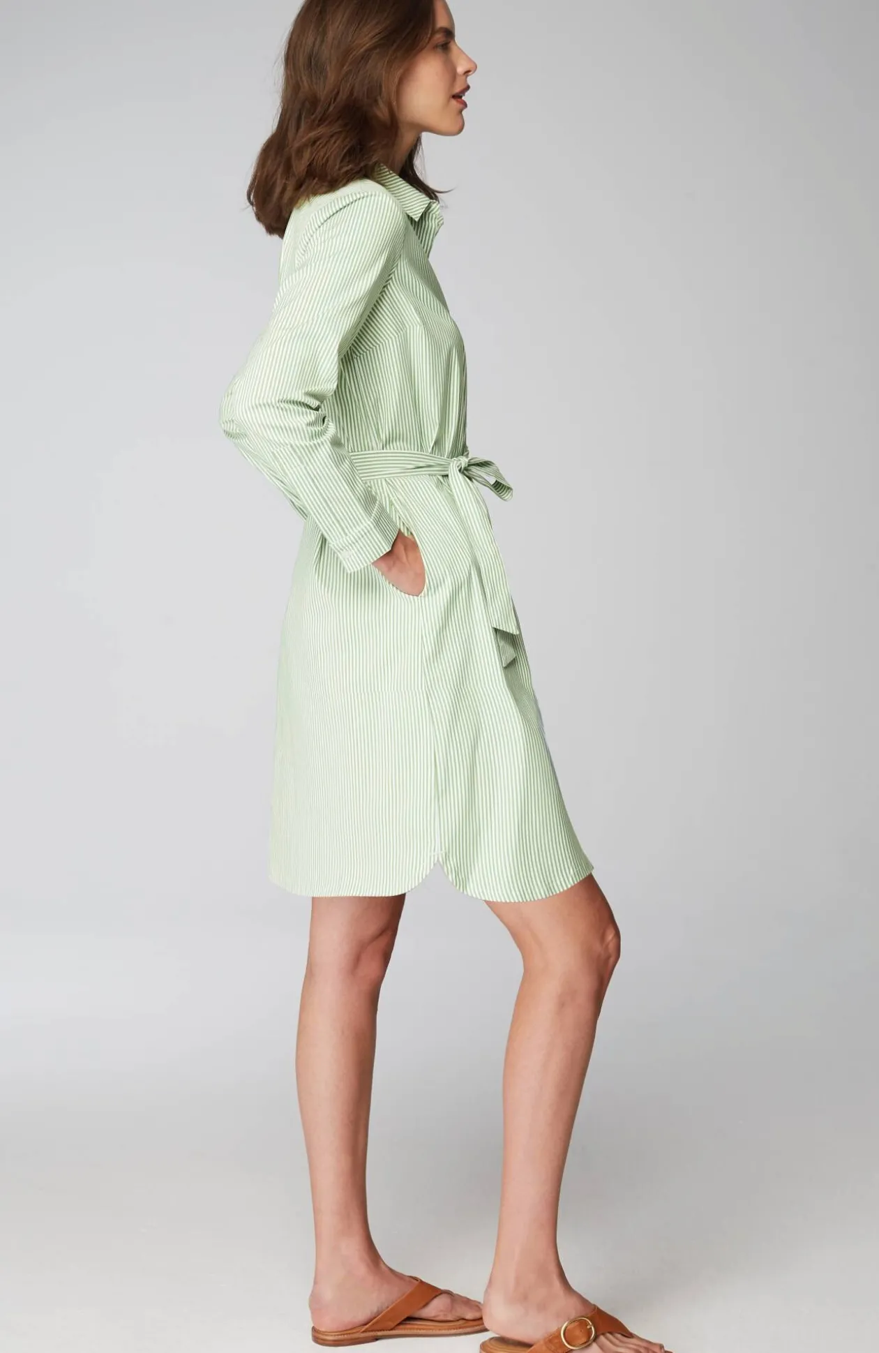 Wearever Belted Shirtdress