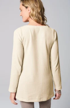 Wearever Boat-Neck Chenille Tunic