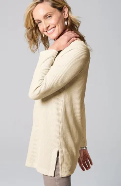 Wearever Boat-Neck Chenille Tunic