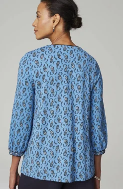Wearever Border-Yoke Top