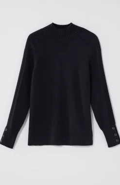 Wearever Button-Cuffed Sweater