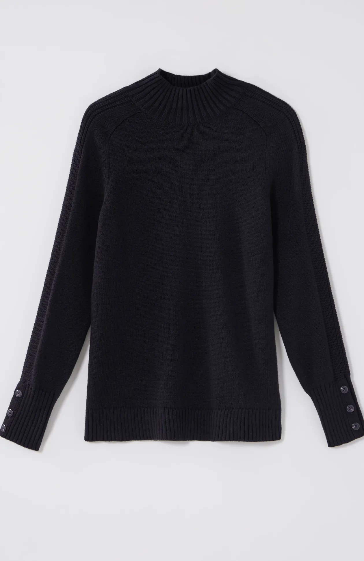 Wearever Button-Cuffed Sweater