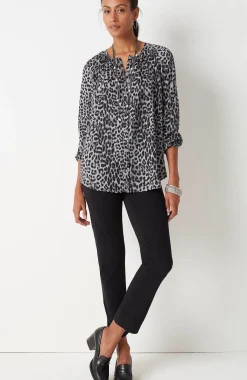 Wearever Button-Front Blouse