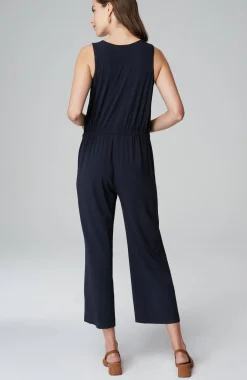 Wearever Button-Front Jumpsuit