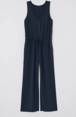 Wearever Button-Front Jumpsuit