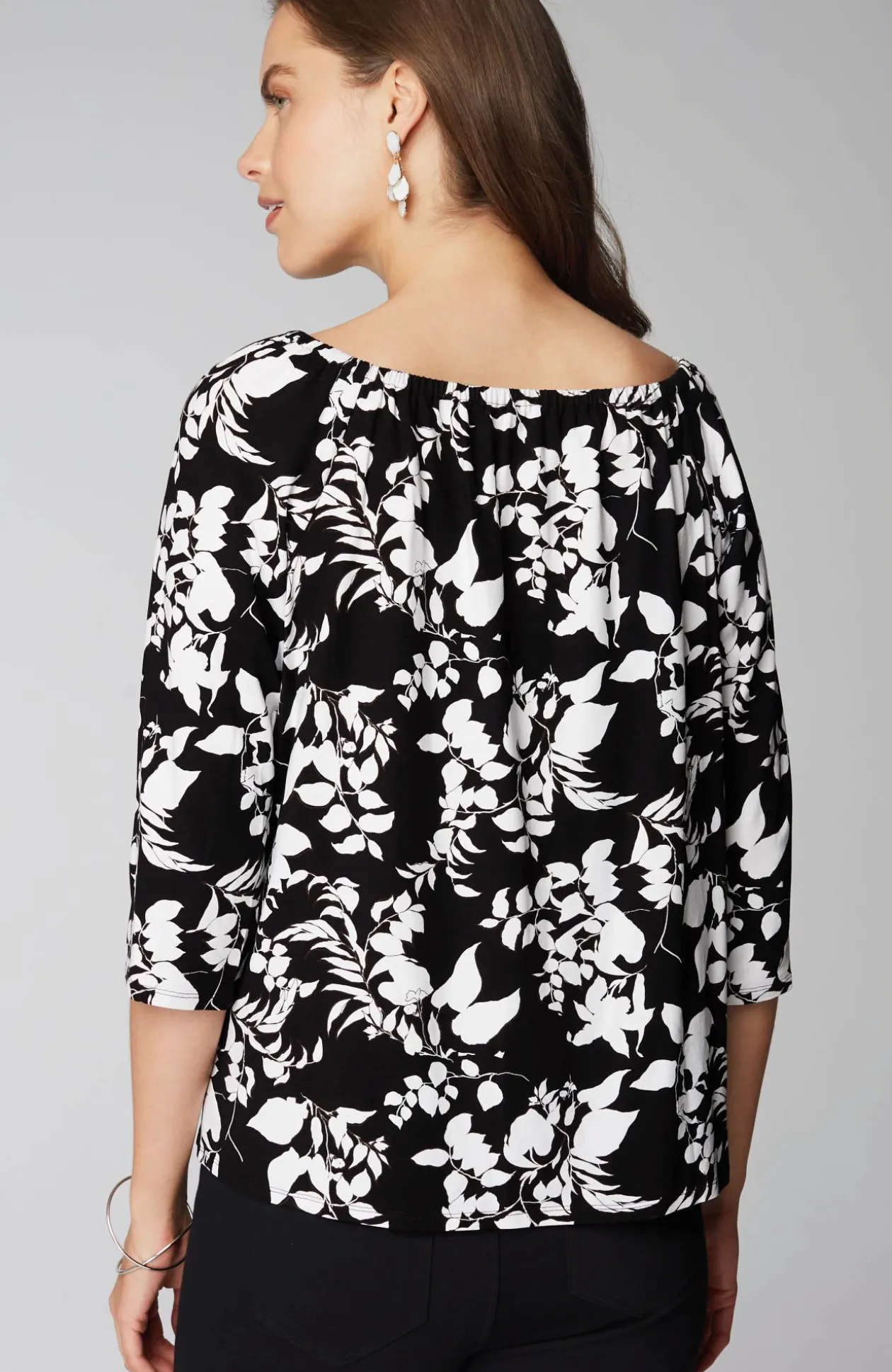 Wearever Convertible-Shoulder Keyhole Top