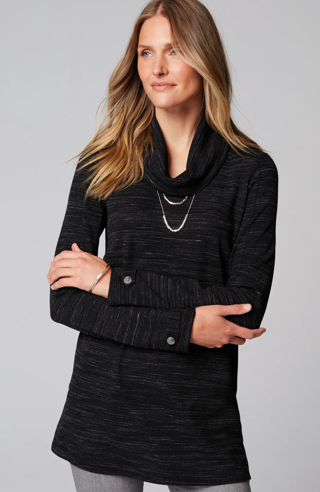 Wearever Cowl-Neck A-Line Tunic
