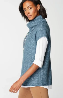 Wearever Cowl-Neck Short-Sleeve Sweater