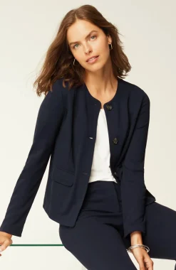 Wearever Double-Face Jersey 3-Button Jacket