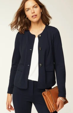 Wearever Double-Face Jersey 3-Button Jacket