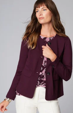 Wearever Double-Face Jersey 3-Button Jacket
