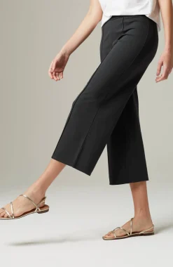 Wearever Double-Face Jersey Pintucked Crops
