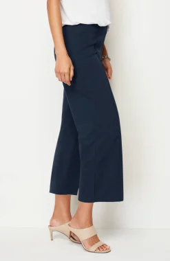 Wearever Double-Face Jersey Pintucked Crops
