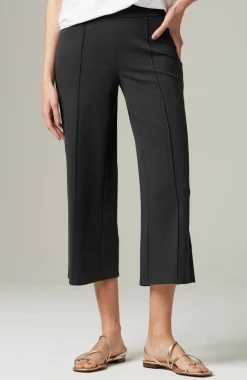 Wearever Double-Face Jersey Pintucked Crops