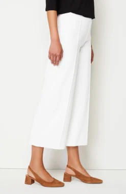 Wearever Double-Face Jersey Pintucked Crops