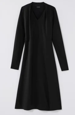 Wearever Double-Face Jersey Fit-And-Flare Dress
