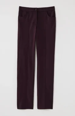 Wearever Double-Face Jersey Boot-Cut Trousers