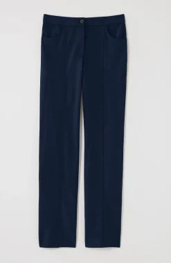 Wearever Double-Face Jersey Boot-Cut Trousers