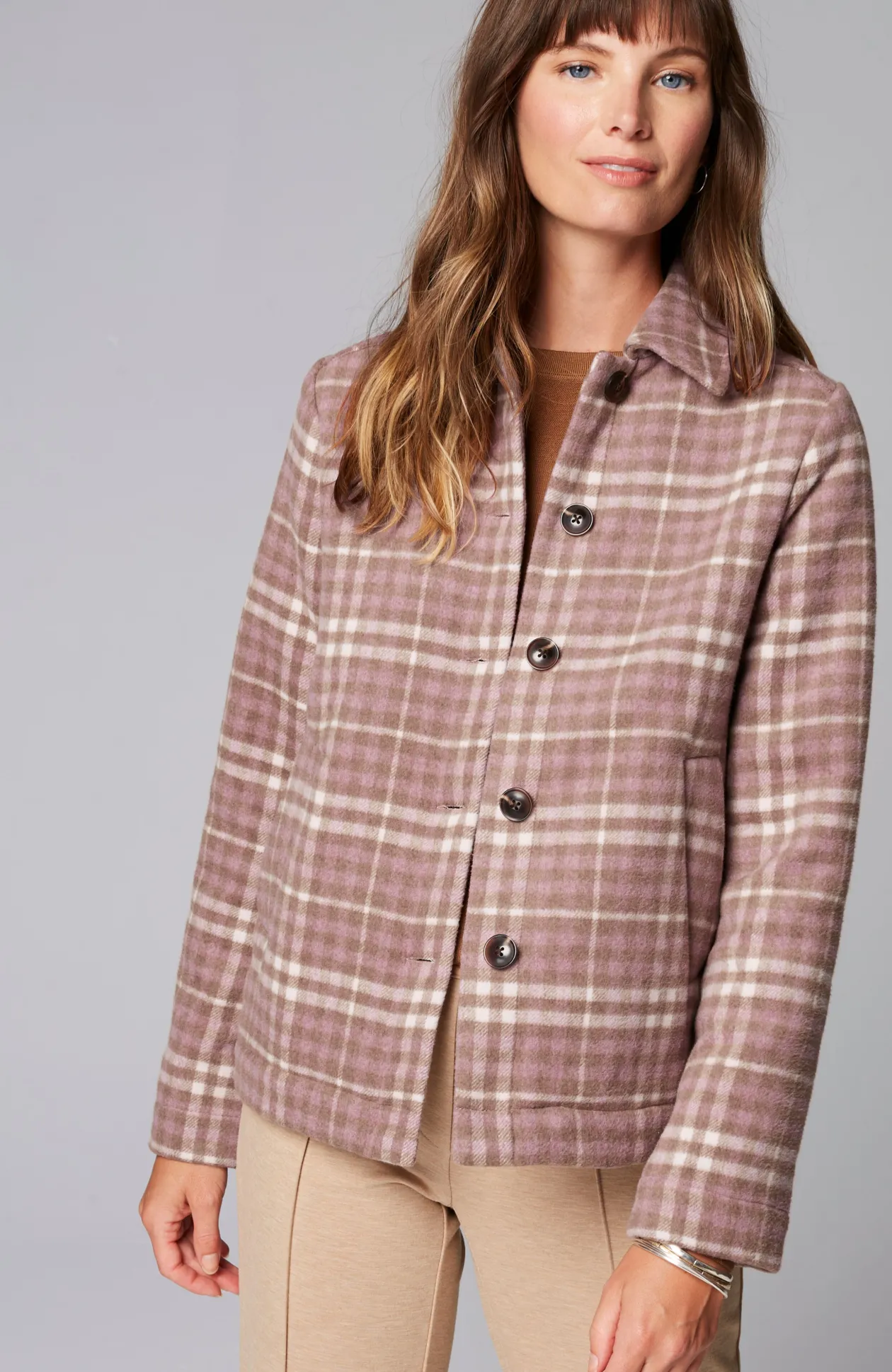 Wearever Double-Face Plaid Jacket