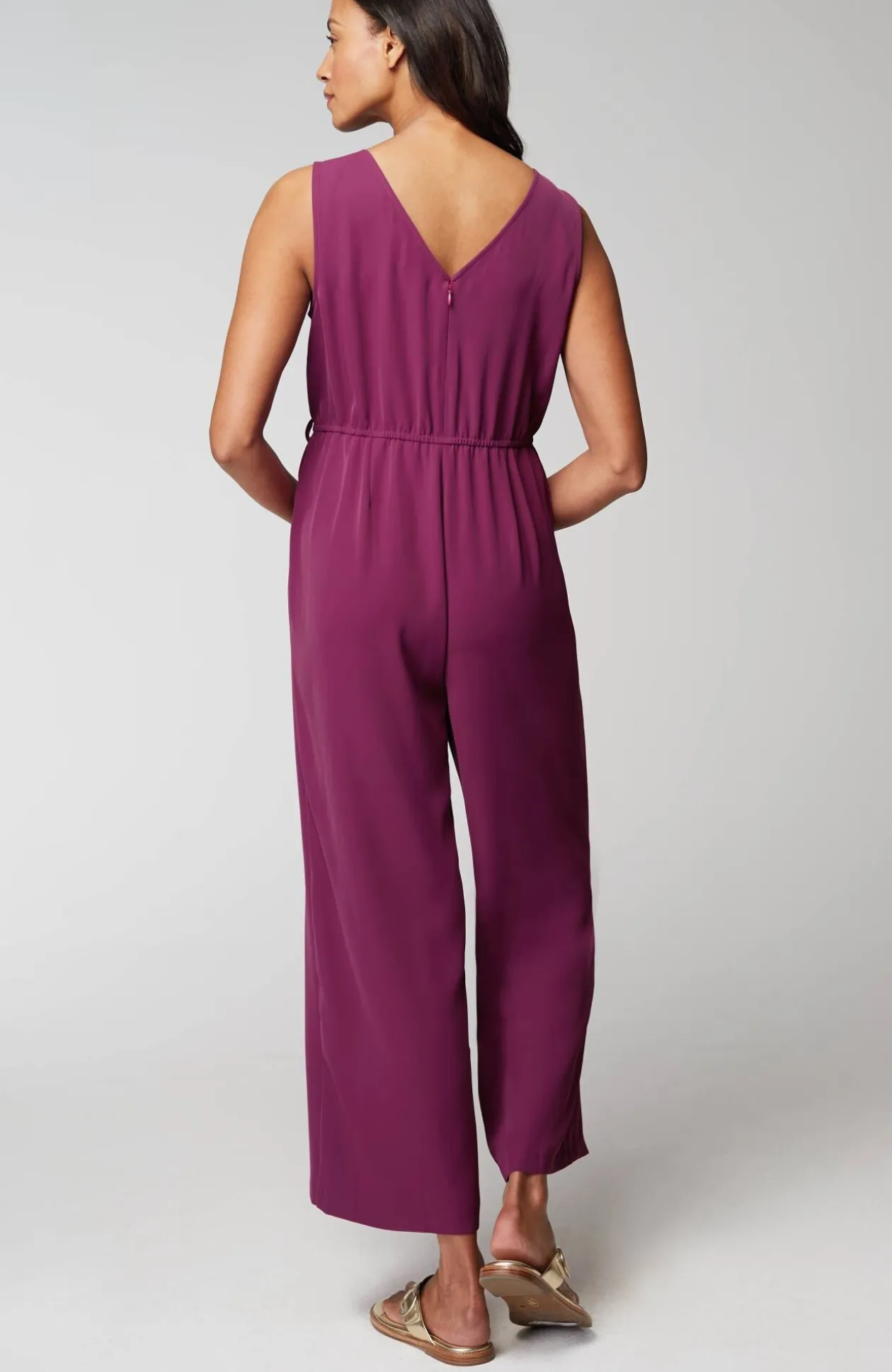Wearever Double-V-Neck Jumpsuit
