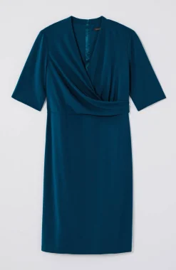 Wearever Draped Twist-Front Dress
