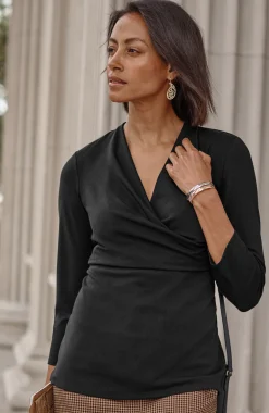 Wearever Draped-Front Top