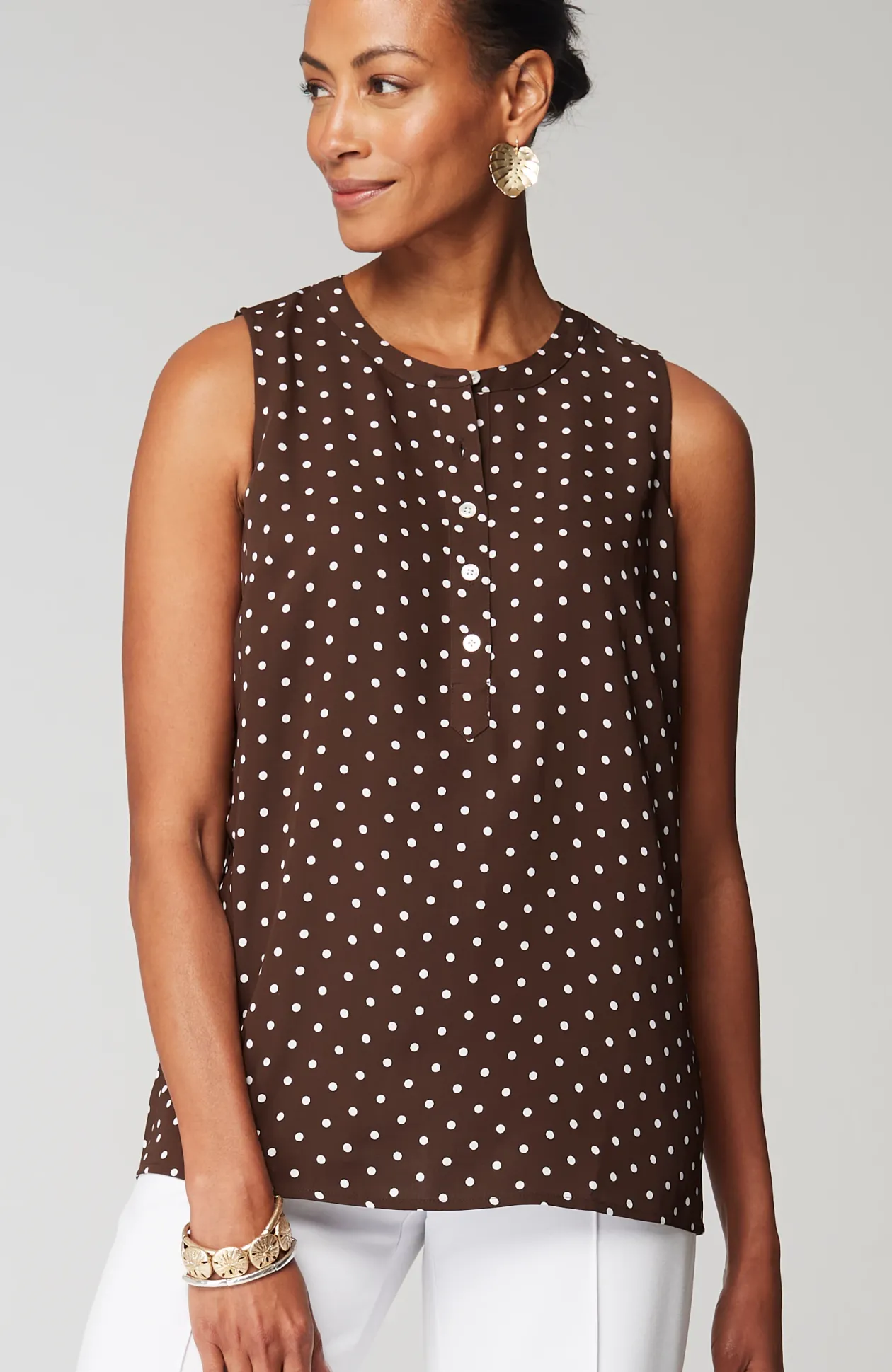Wearever Easy-Care Sleeveless Top