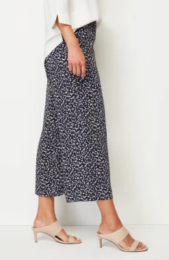 Wearever Easy-Care Woven Wide-Leg Crops