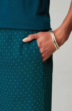Wearever Easy-Care Woven Wide-Leg Crops
