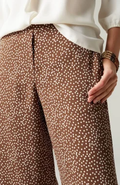 Wearever Easy-Care Woven Wide-Leg Crops