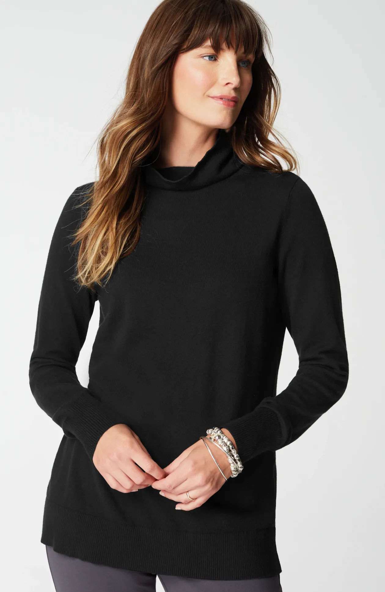 Wearever Funnel-Neck Sweater