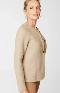 Wearever Jacquard Three-Button Jacket