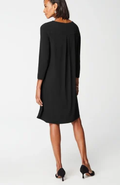 Wearever Knit Pleat-Back Dress