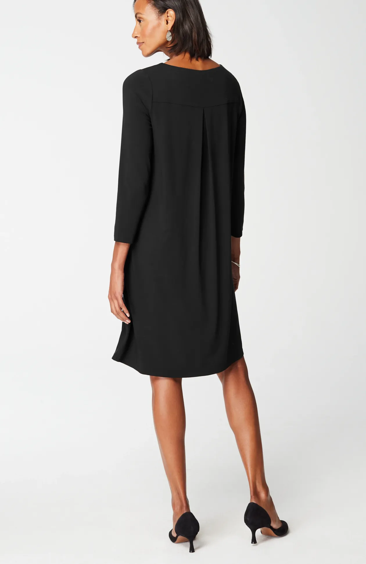 Wearever Knit Pleat-Back Dress