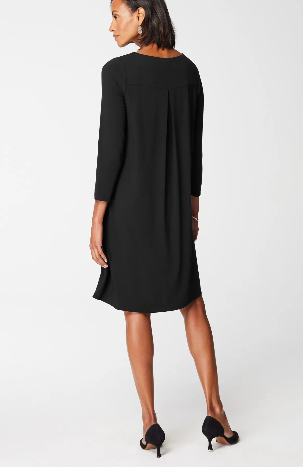 Wearever Knit Pleat-Back Dress