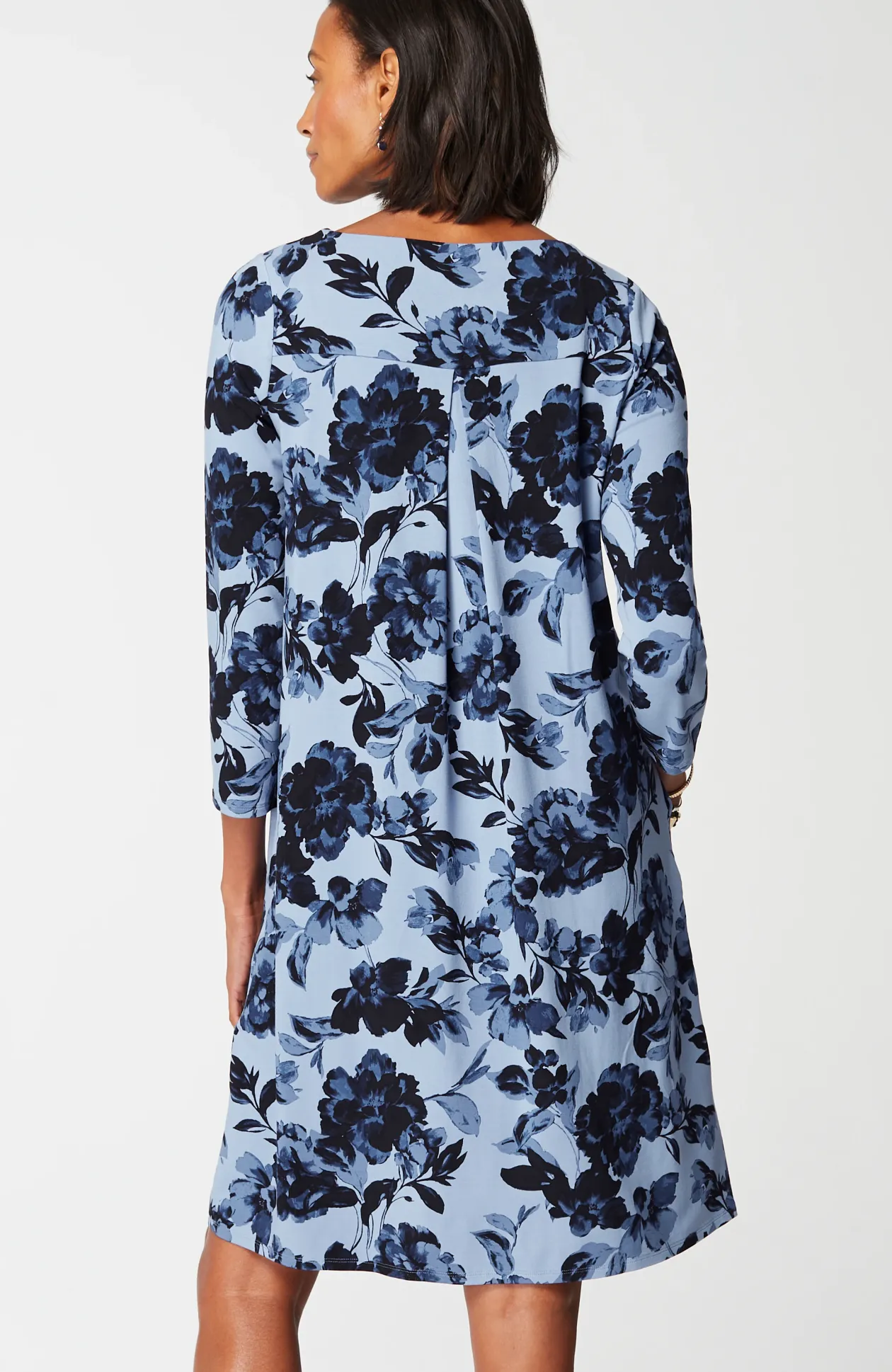 Wearever Knit Pleat-Back Dress