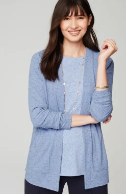 Wearever Open-Front Marled Jacket